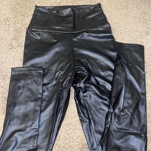 Leather leggings